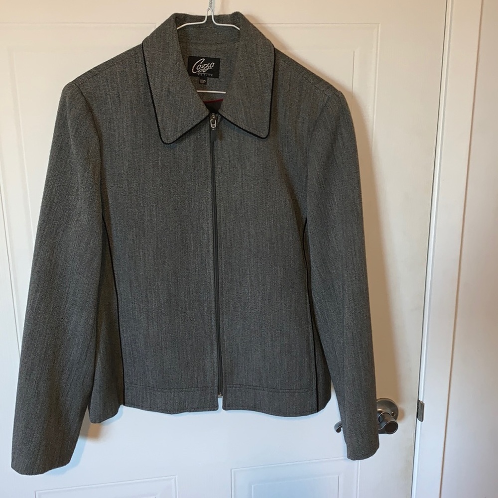 Cazza Petite grey jacket blazer style
